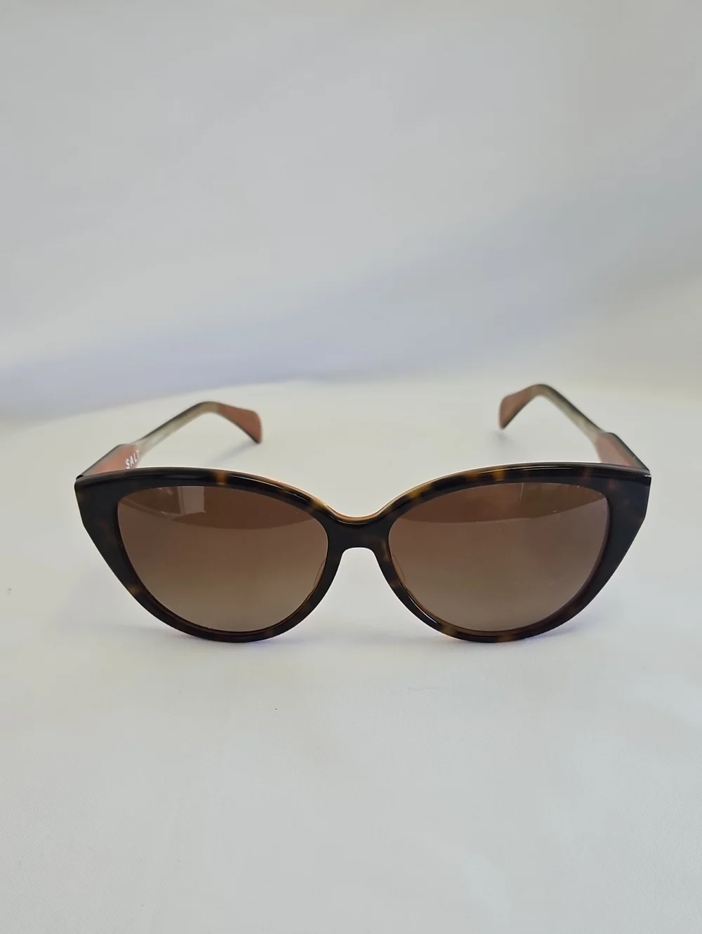 SALT Optics Cat Eye Sunglasses Brown Tortoise Acetate Designer UV Protection